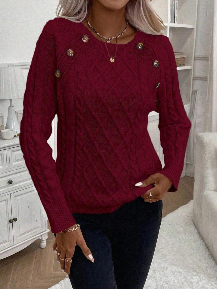Éabha - Stylish Twisted Jumper