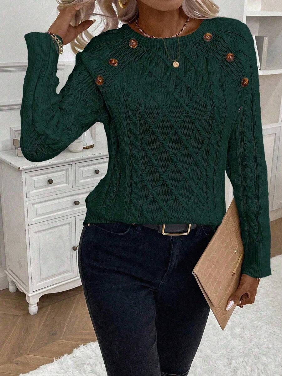 Éabha - Stylish Twisted Jumper