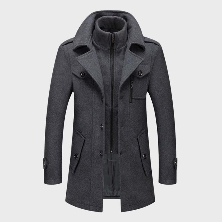 Cian - Stylish Long Overcoat