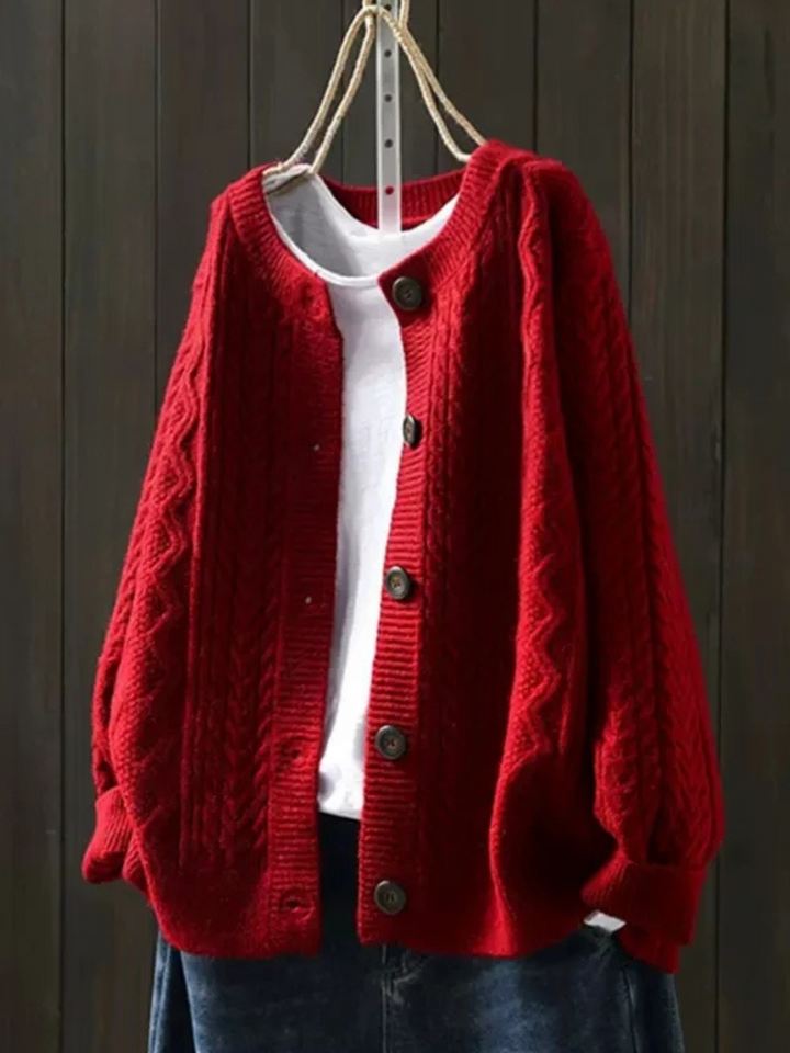 Clodagh - Chic Braided Cardigan
