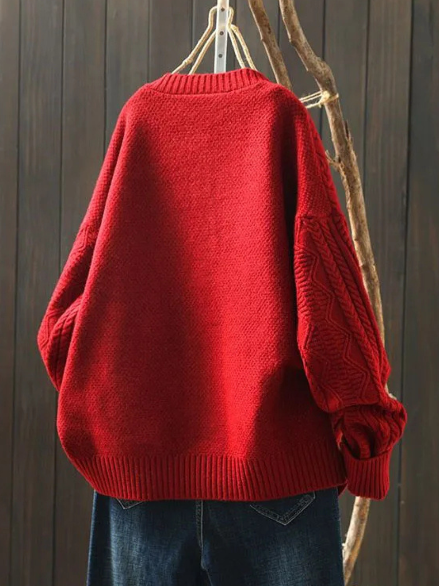 Clodagh - Chic Braided Cardigan