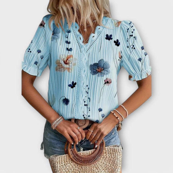 Nuala - V-Neck Top