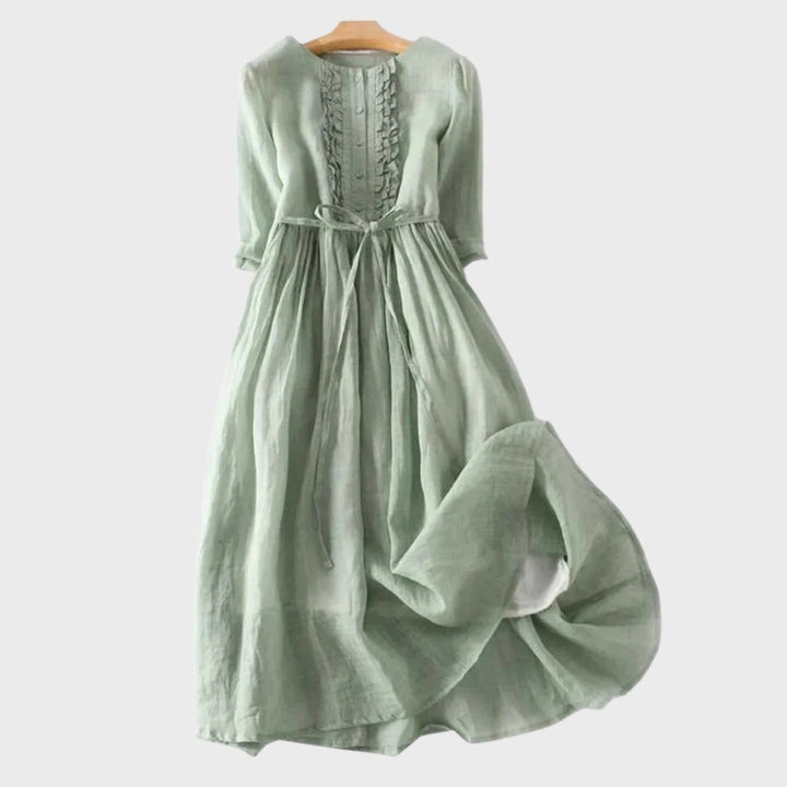 Gráinne - Elegant Long Minimalist Dress