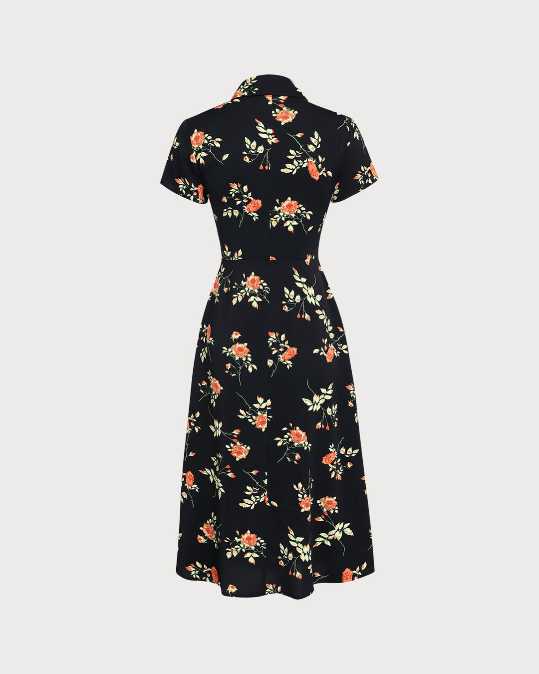 Bláithín - Midi Dress with Floral Print