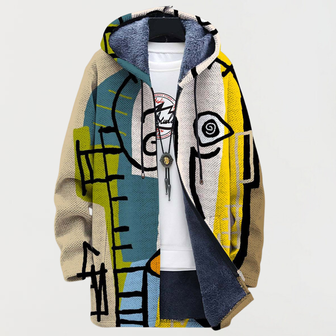 Saoirse - Artistic Hooded Cardigan