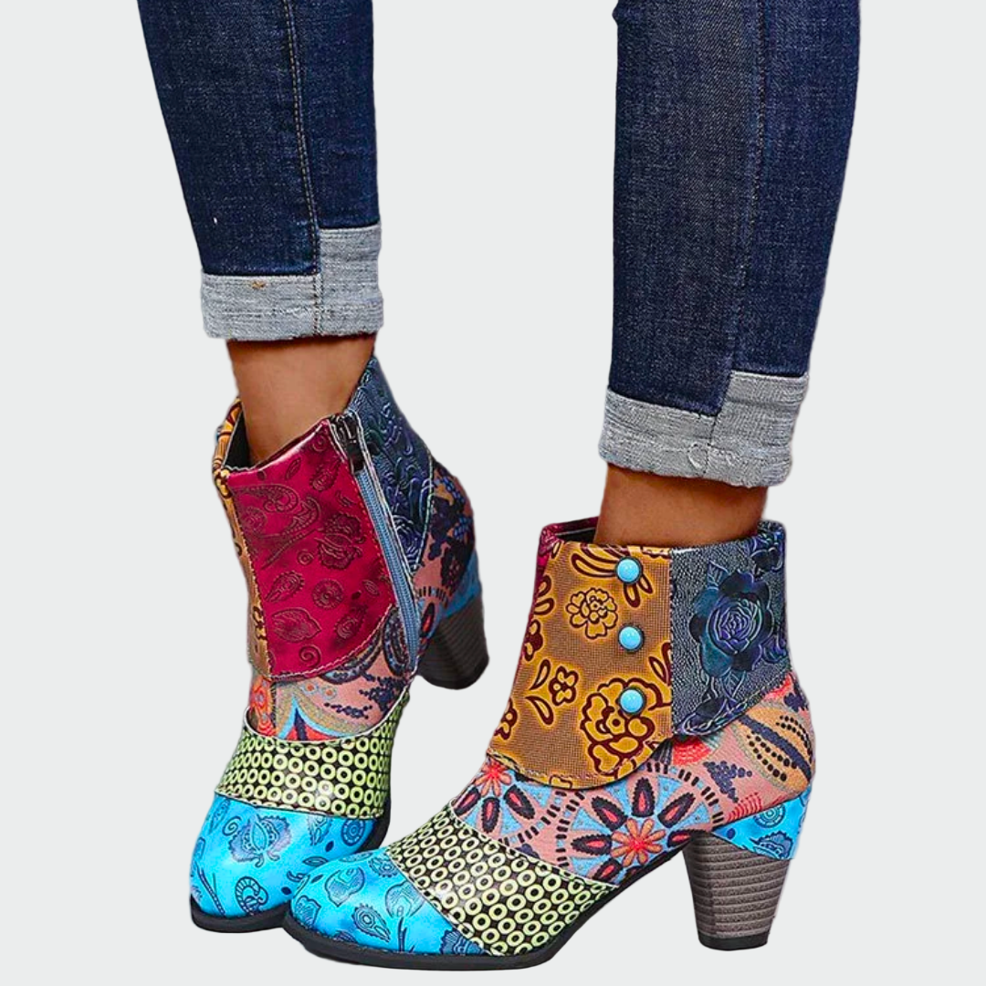 Maureen - Bohemian-Inspired Ankle Boots