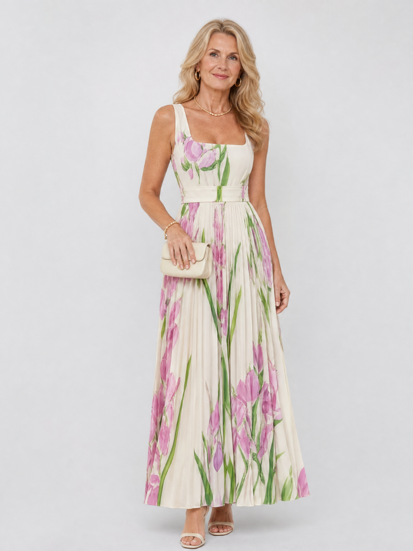 Sinead - Pleated Midi Dress