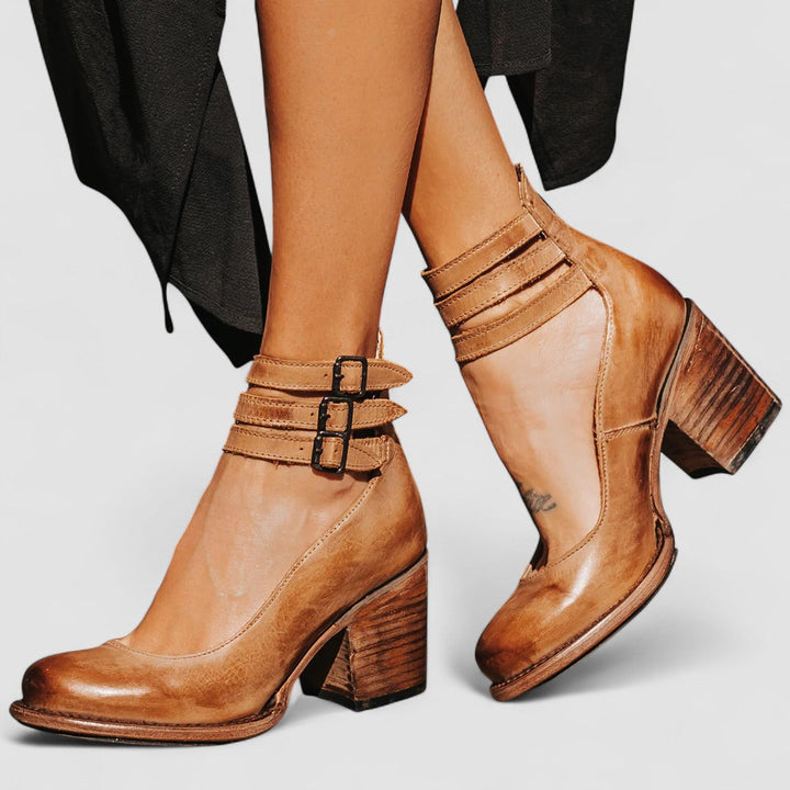 Aoife - Chic Strappy High Heels