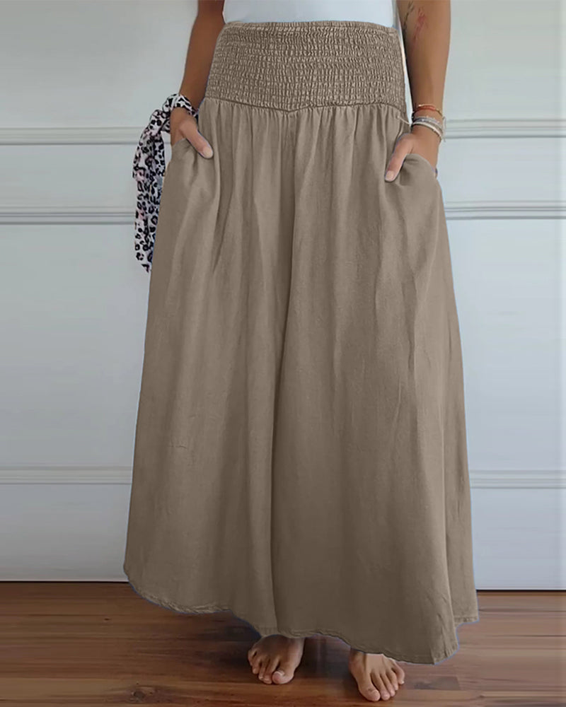 Gormfhlaith - Chic High-Waisted Trousers