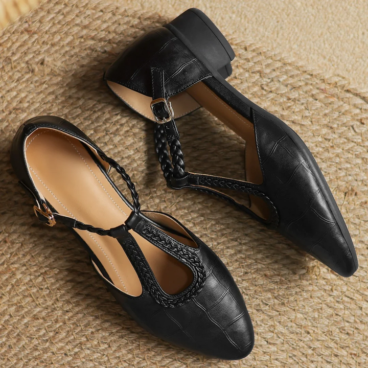 NUALA CORK | Charlotte Flat T-Bar Mary Janes
