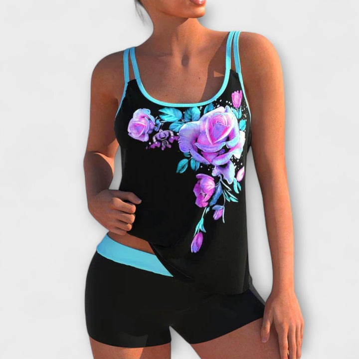 Gormfhlaith - Stylish Floral Tankini