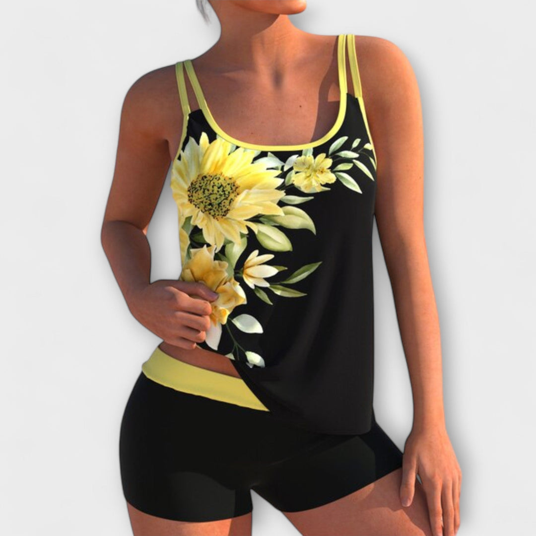 Gormfhlaith - Stylish Floral Tankini