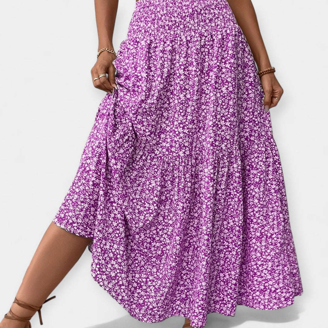 Órlaith - Stretchy Floral Skirt