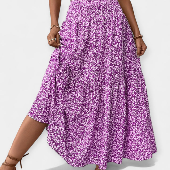 Órlaith - Stretchy Floral Skirt
