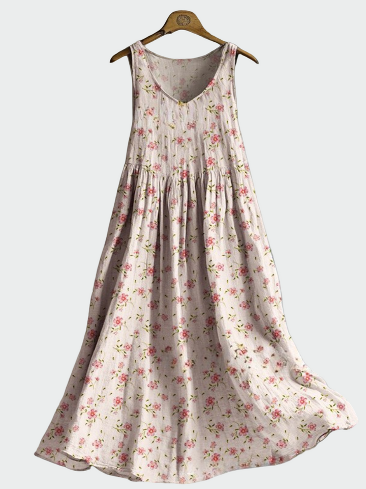Caoimhe - Midi Dress with Floral Print