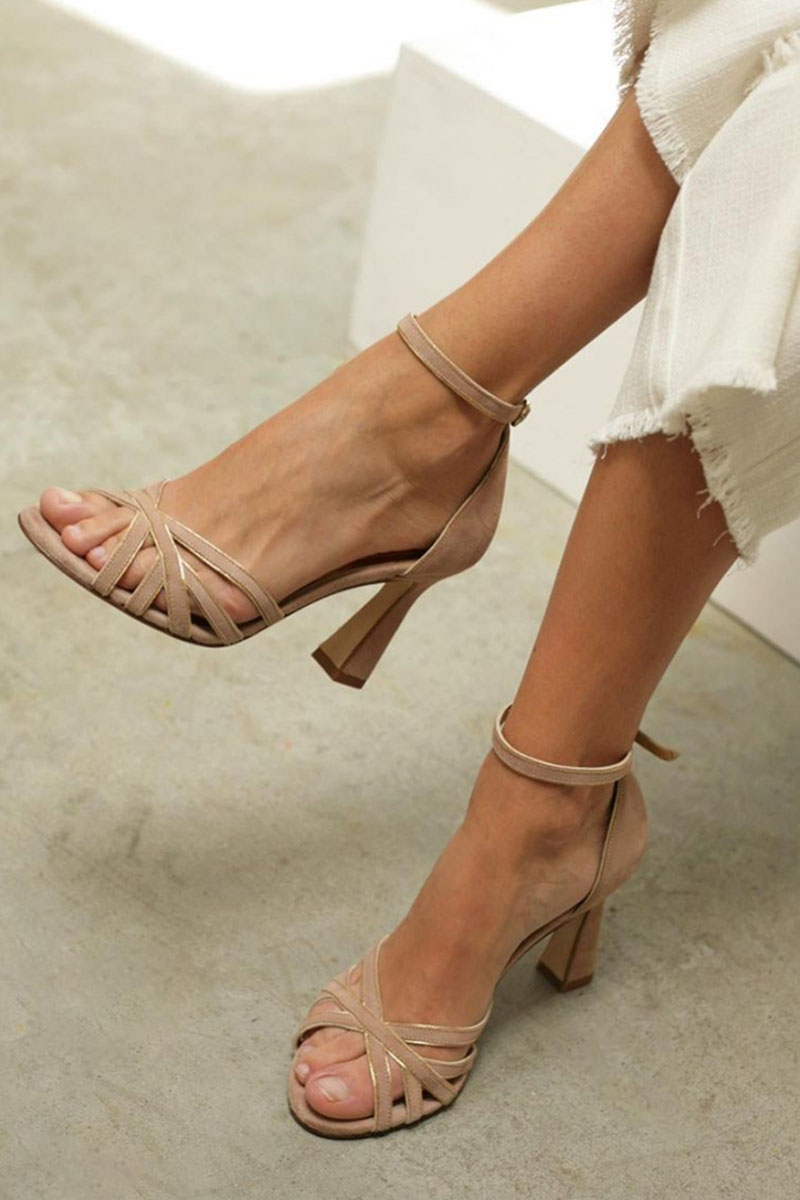 Éilis - Chic Patchwork Sandals