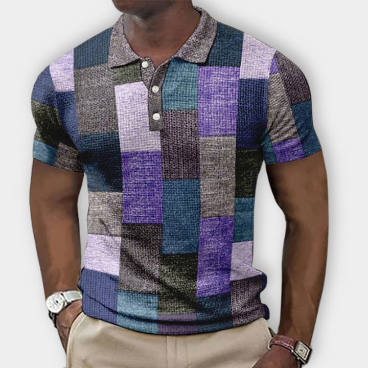Ronan - Stylish Two-Tone Polo