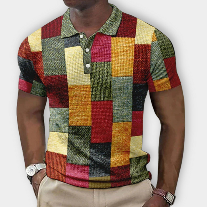 Ronan - Stylish Two-Tone Polo