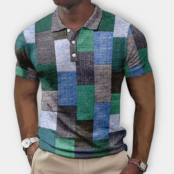 Ronan - Stylish Two-Tone Polo