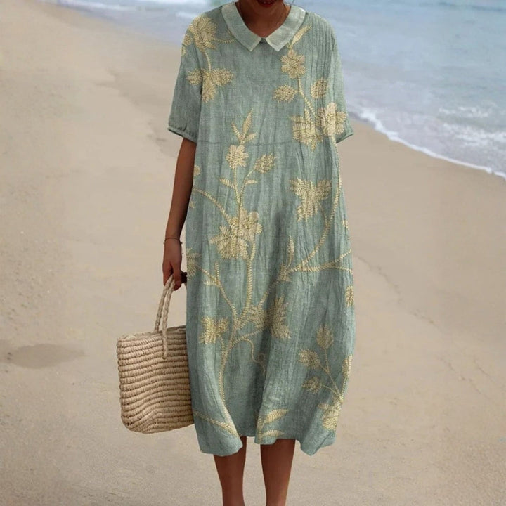 Sadhbh - Graceful Floral Gown