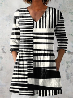 Caoimhe | V-Neck Long Blouse
