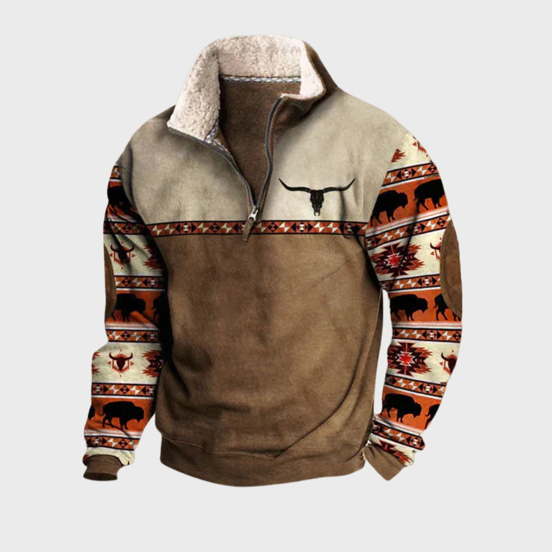 Tadhg - Chic Zip-Up Sweater