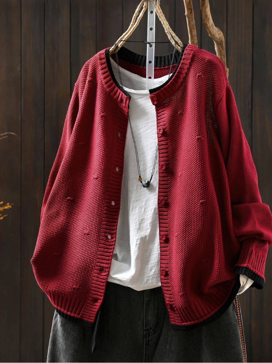 Aisling - Chic Textured Cardigan