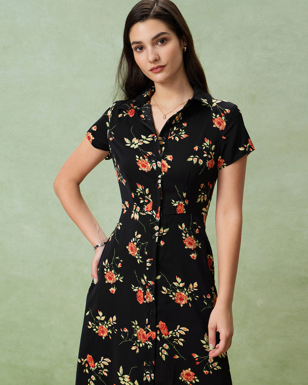 Aoife - Blooming Midi Dress