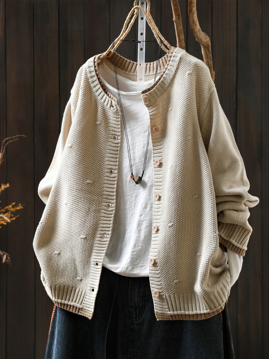 Aisling - Chic Textured Cardigan