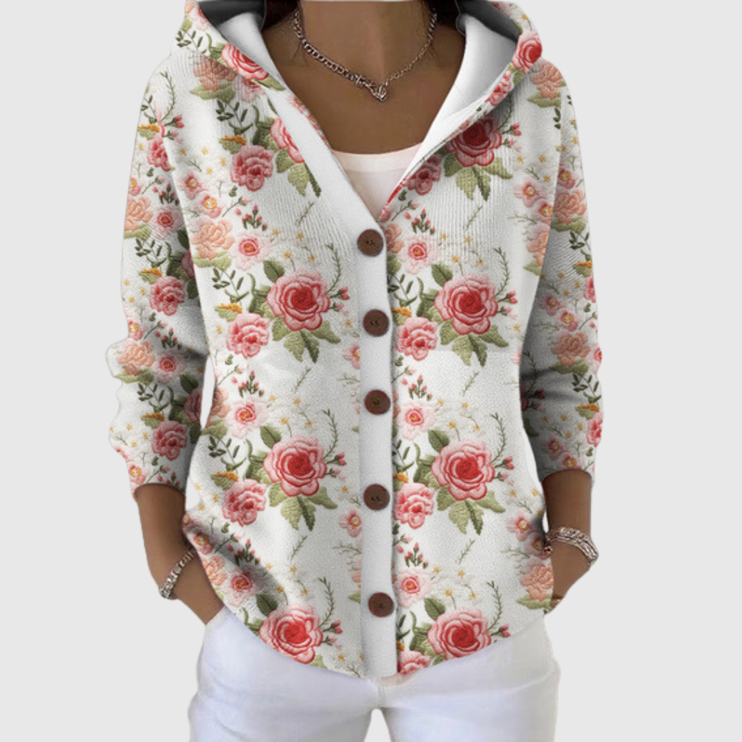 Frances | Cosy Hooded Cardigan