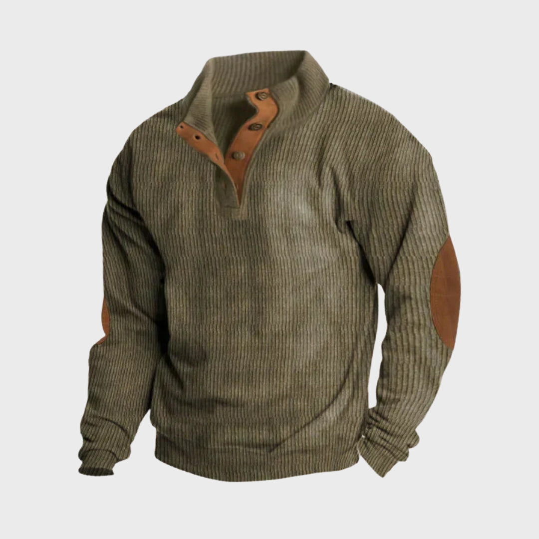 Seán - Sweater Featuring Elbow Patches