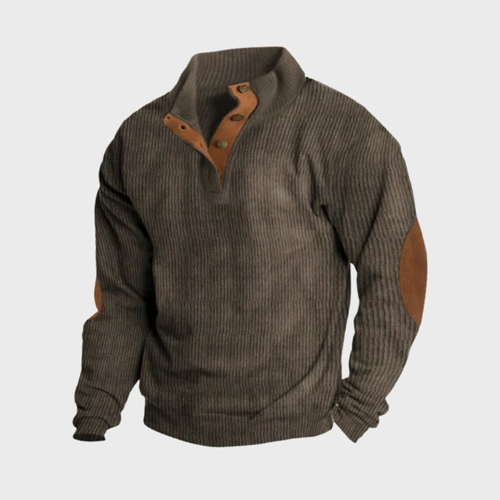 Seán - Sweater Featuring Elbow Patches