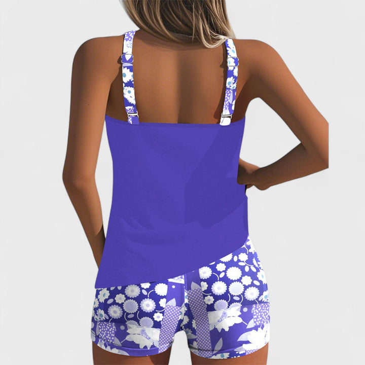 Doireann - Vibrant Geometric Print Swimsuit