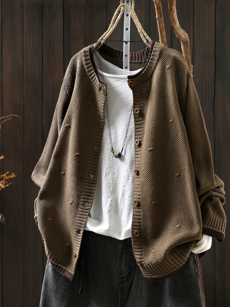 Aisling - Chic Textured Cardigan