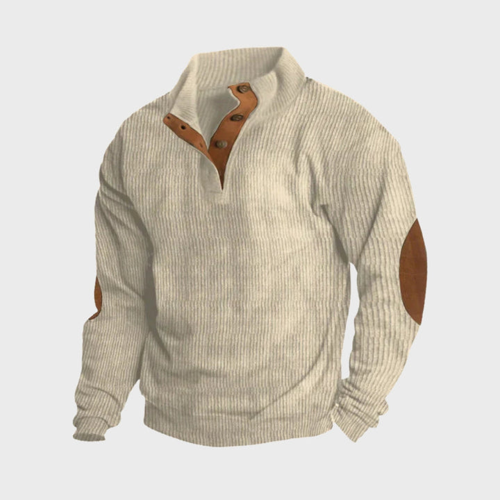Seán - Sweater Featuring Elbow Patches