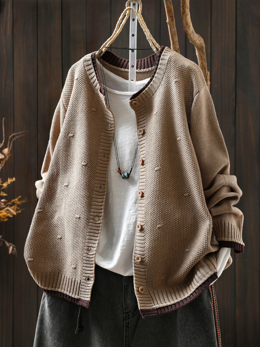 Aisling - Chic Textured Cardigan