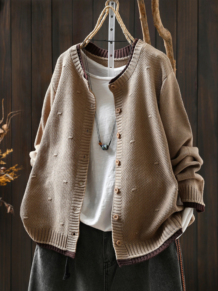 Aisling - Chic Textured Cardigan
