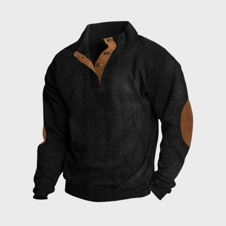 Seán - Sweater Featuring Elbow Patches