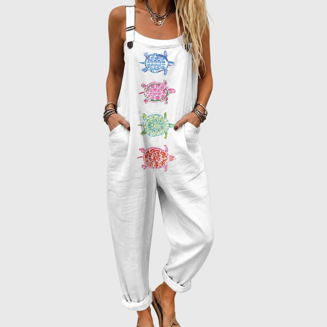 Marine Turtle Dungarees