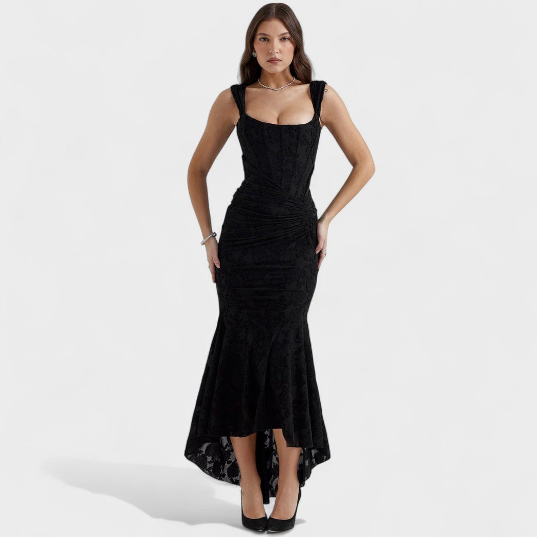 Tríona - Elegant Sculpted Silhouette Dress