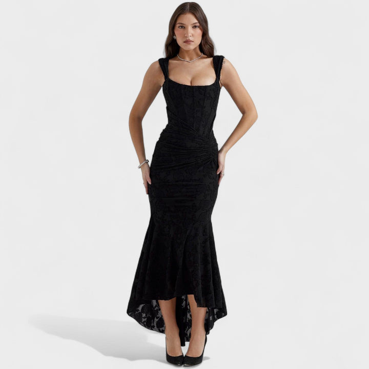 Tríona - Elegant Sculpted Silhouette Dress