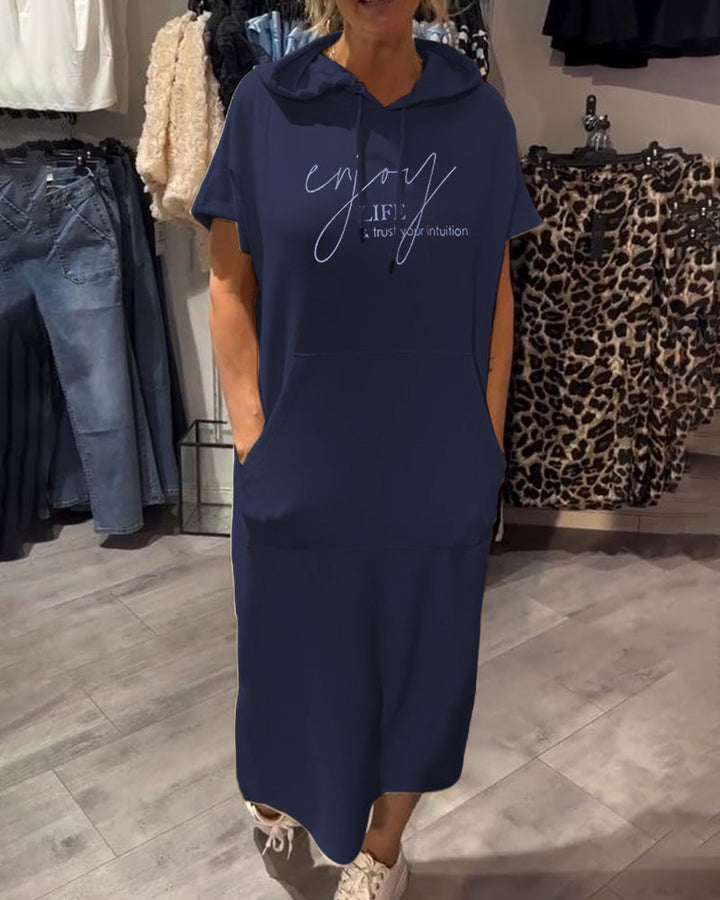Damhnait - Relaxed Hoodie Dress