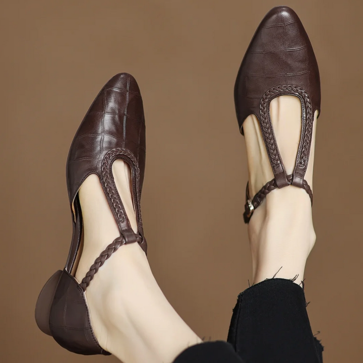 NUALA CORK | Charlotte Flat T-Bar Mary Janes