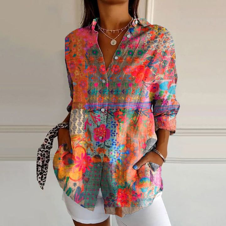 Caoimhe - Stylish Floral Blouse