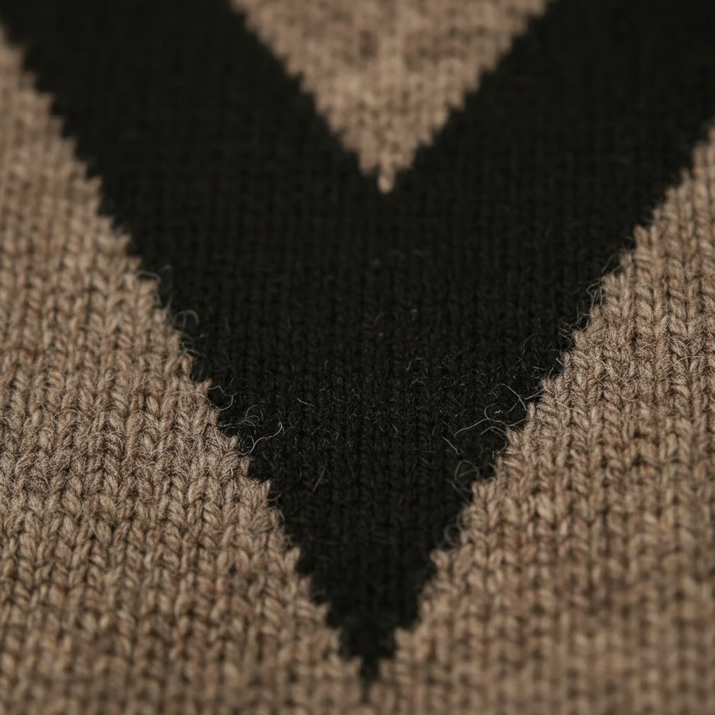 Beatrice – Jumper with Chevron V-Pattern