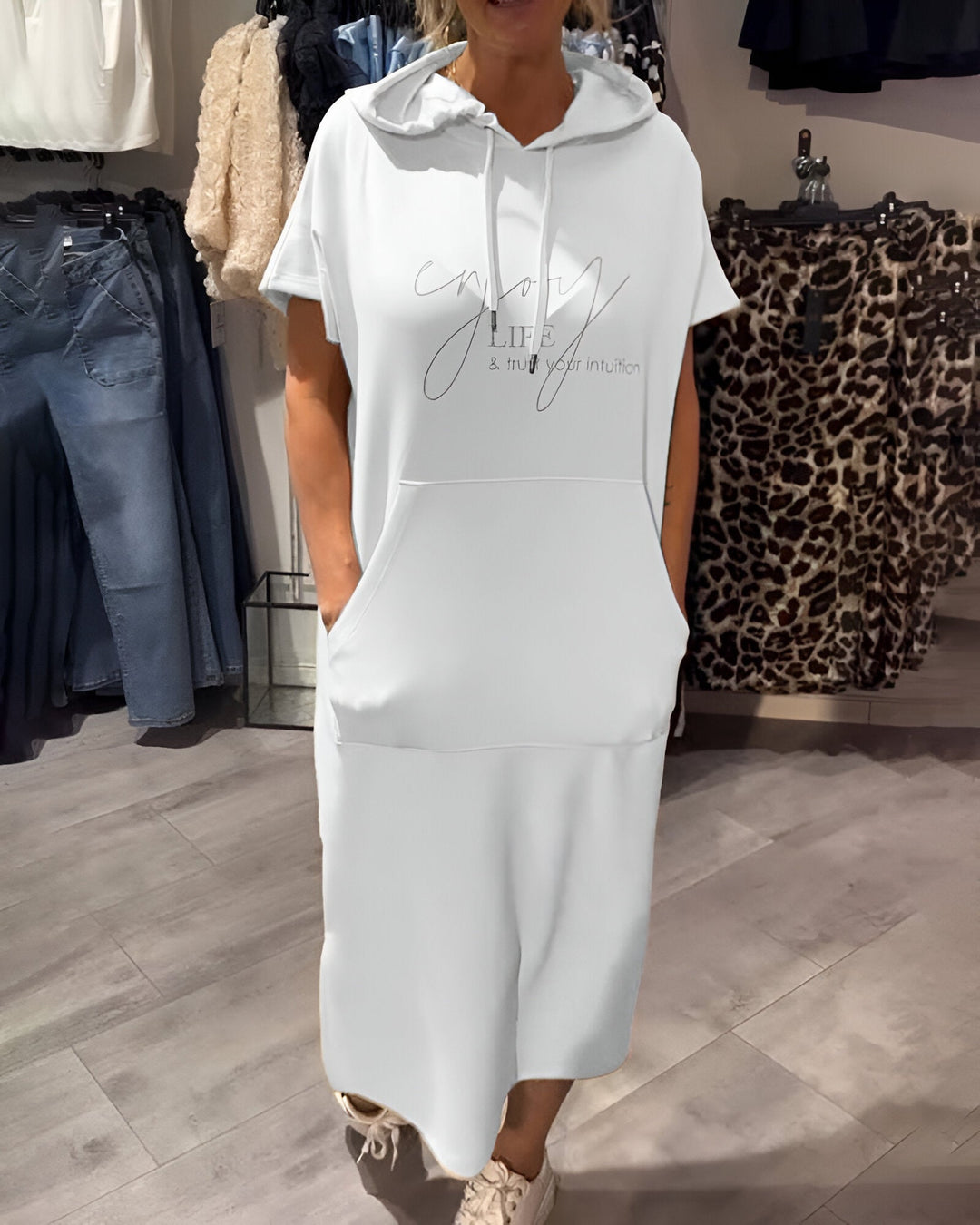 Damhnait - Relaxed Hoodie Dress