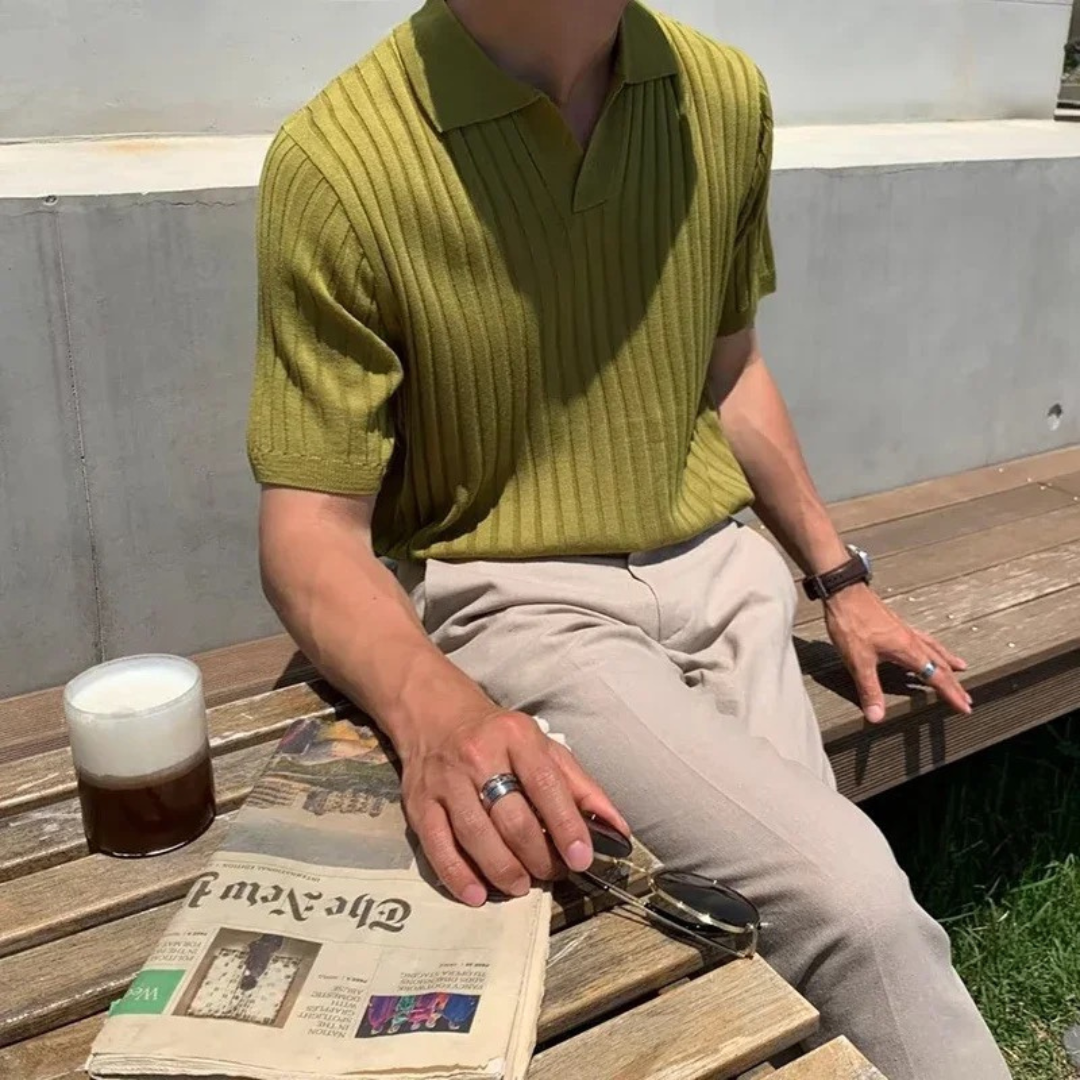 Éanna - Sophisticated Ribbed Polo