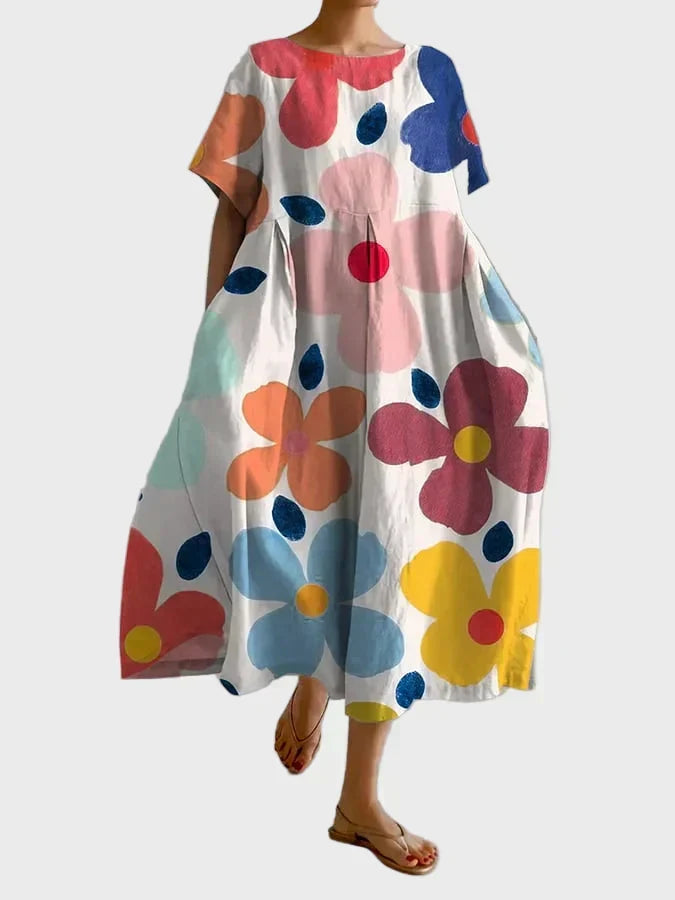 Rita - Elegant Floral Maxi Dress