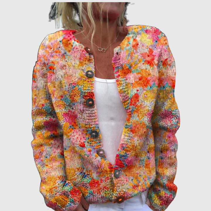 Aileen | Floral Oasis Cardigan