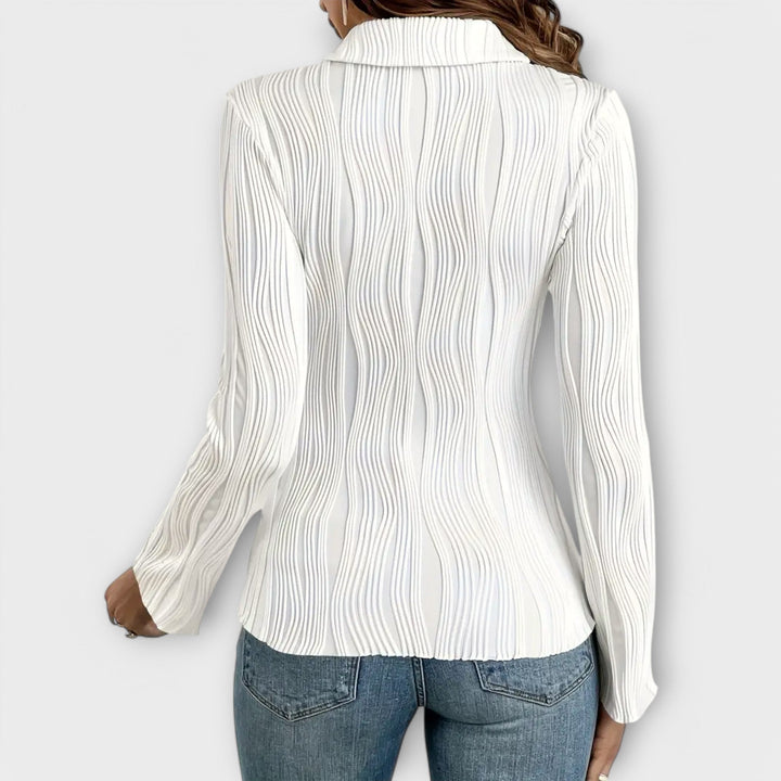 Aisling - Chic Polo Blouse